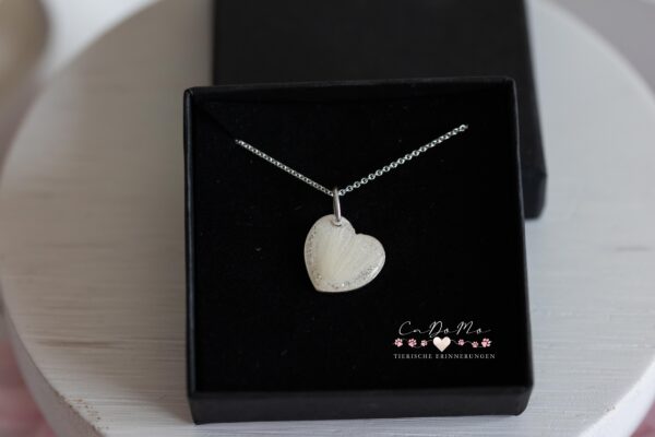 925/- Sterling Silber Herz inkl. Ankerkette – Bild 8