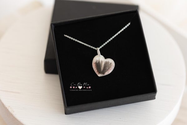 925/- Sterling Silber Herz inkl. Ankerkette – Bild 7