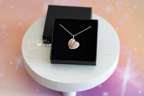925/- Sterling Silber Herz inkl. Ankerkette